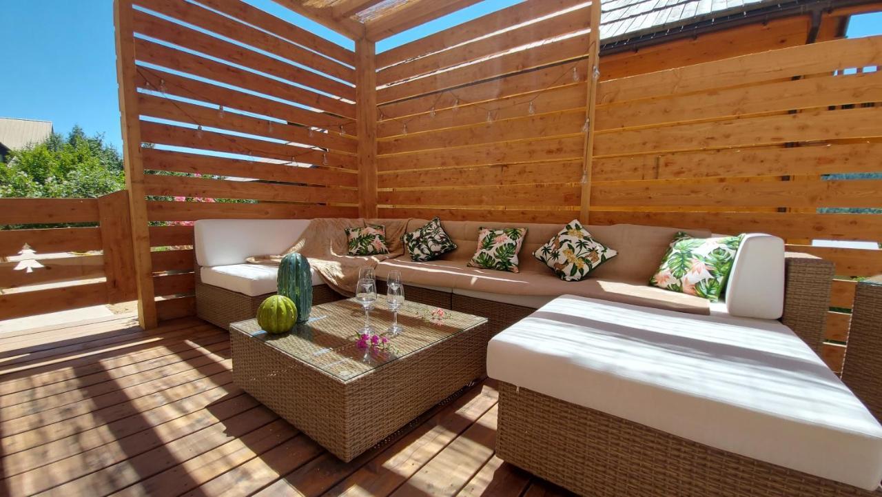 Chalet Serre Cambeou Piscine&Spa 생샤프리 외부 사진