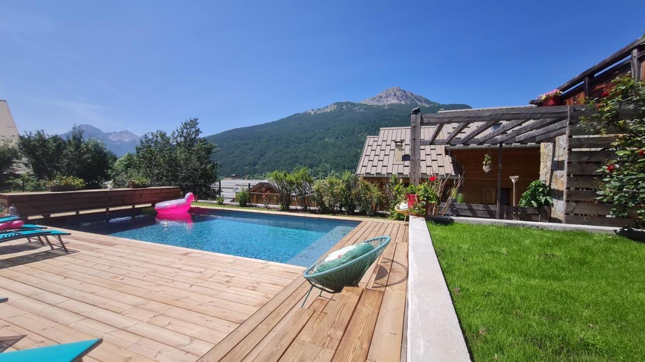 Chalet Serre Cambeou Piscine&Spa 생샤프리 외부 사진