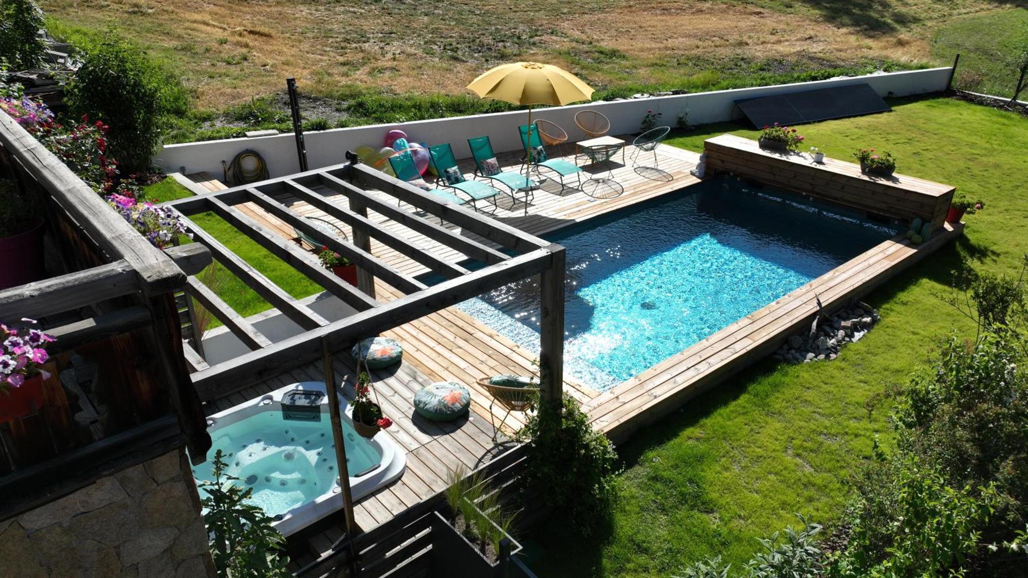 Chalet Serre Cambeou Piscine&Spa 생샤프리 외부 사진