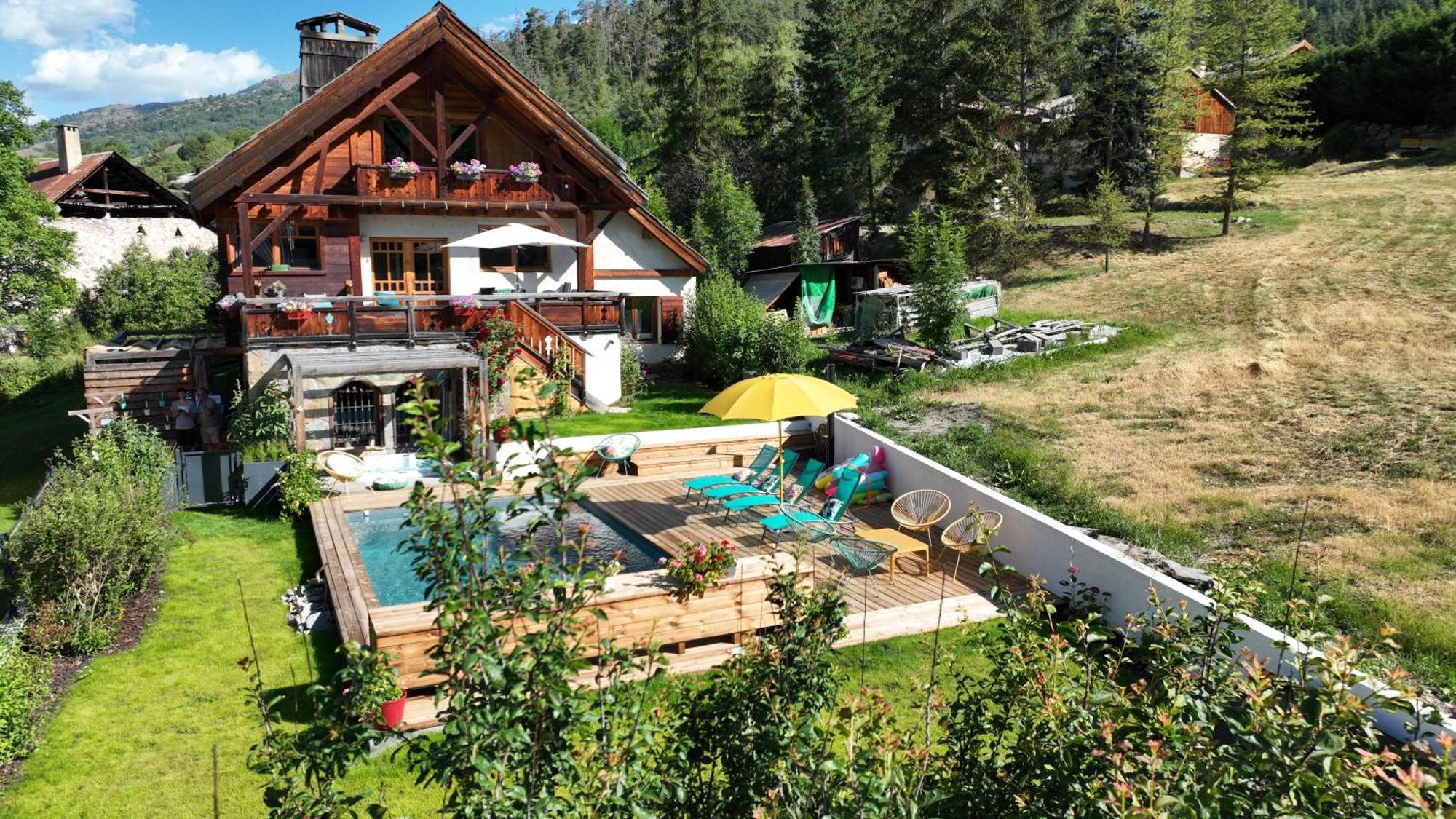 Chalet Serre Cambeou Piscine&Spa 생샤프리 외부 사진